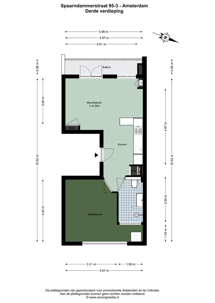 Foto 25 van Spaarndammerstraat 95-3