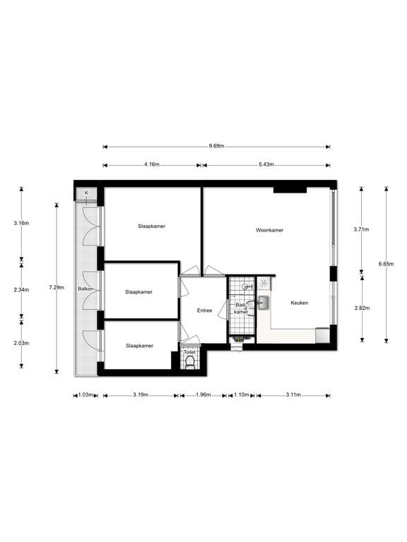 Foto 23 van J.H. Leopoldstraat 11-I