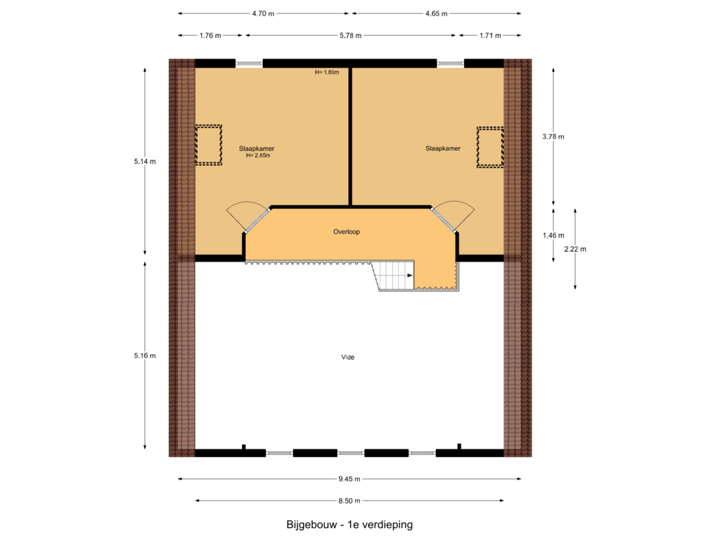Bijgebouw - 1e verdieping