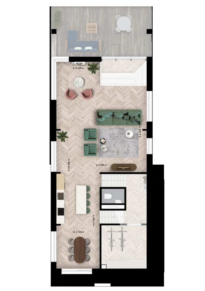 Foto 5 van Drijvende woning | type B (Bouwnr. 6)