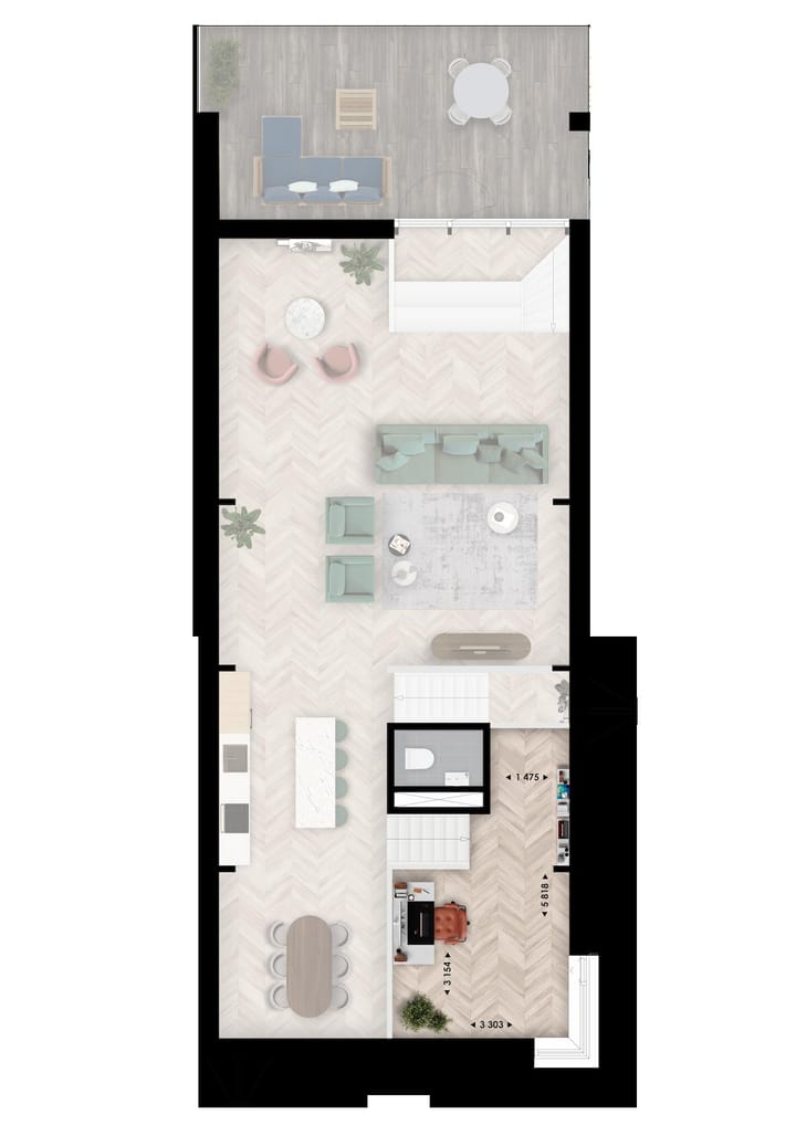 Foto 6 van Drijvende woning | type B (Bouwnr. 6)