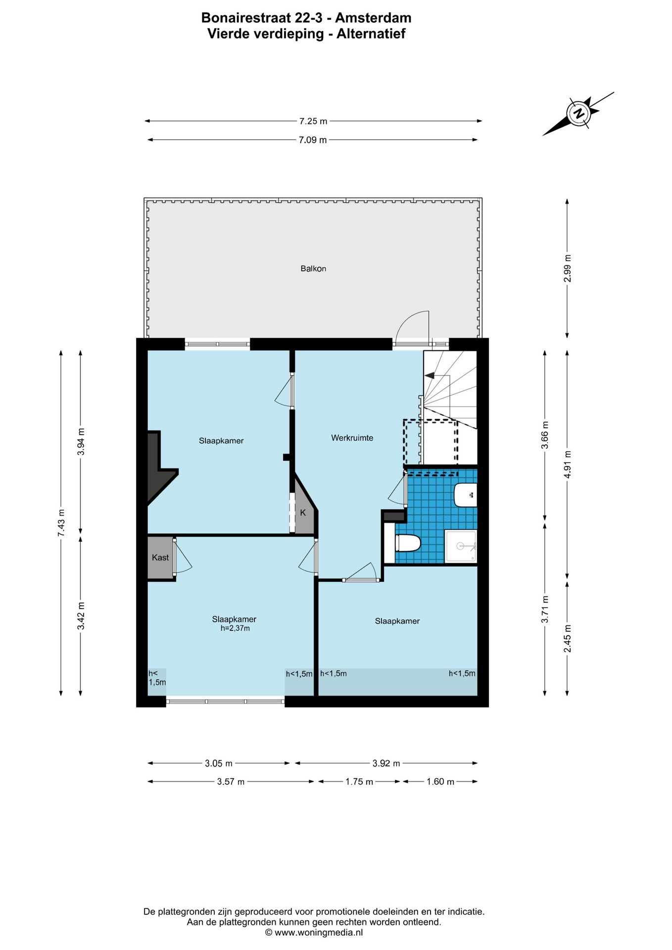 Foto 30 van Bonairestraat 22-3