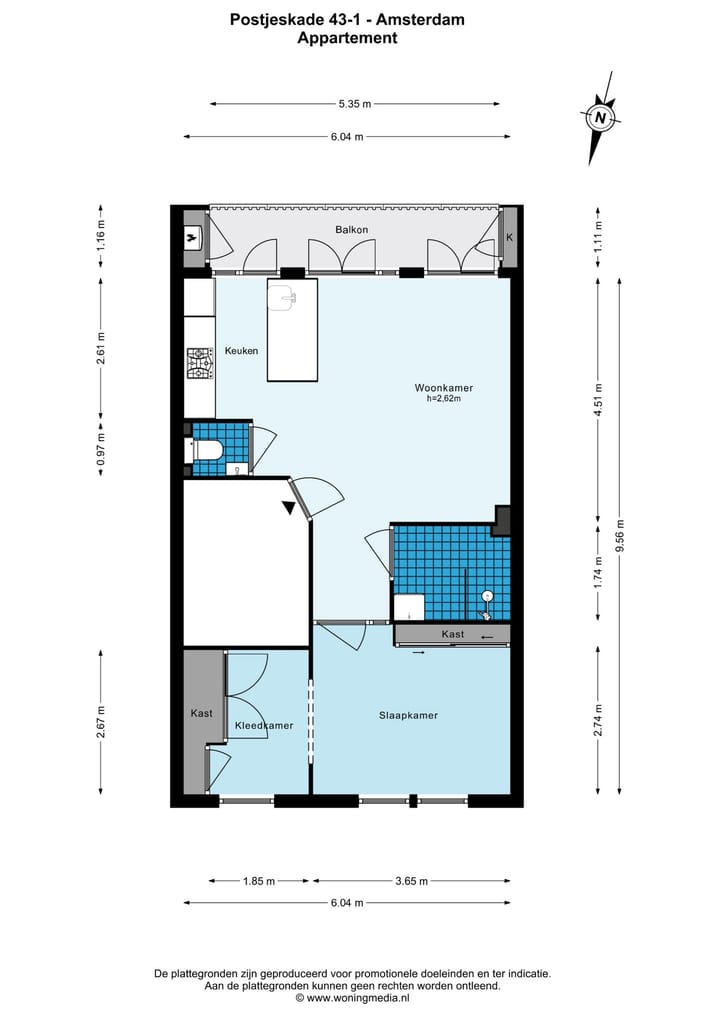 Foto 32 van Postjeskade 43-1