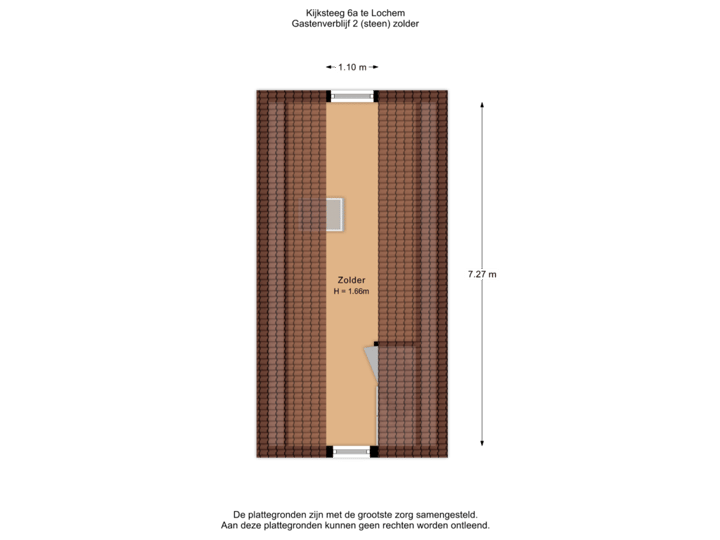 Gastenverblijf 2 _steen_ zolder
