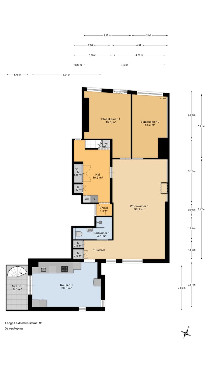 Photo 5 of Lange Leidsedwarsstraat 9-D