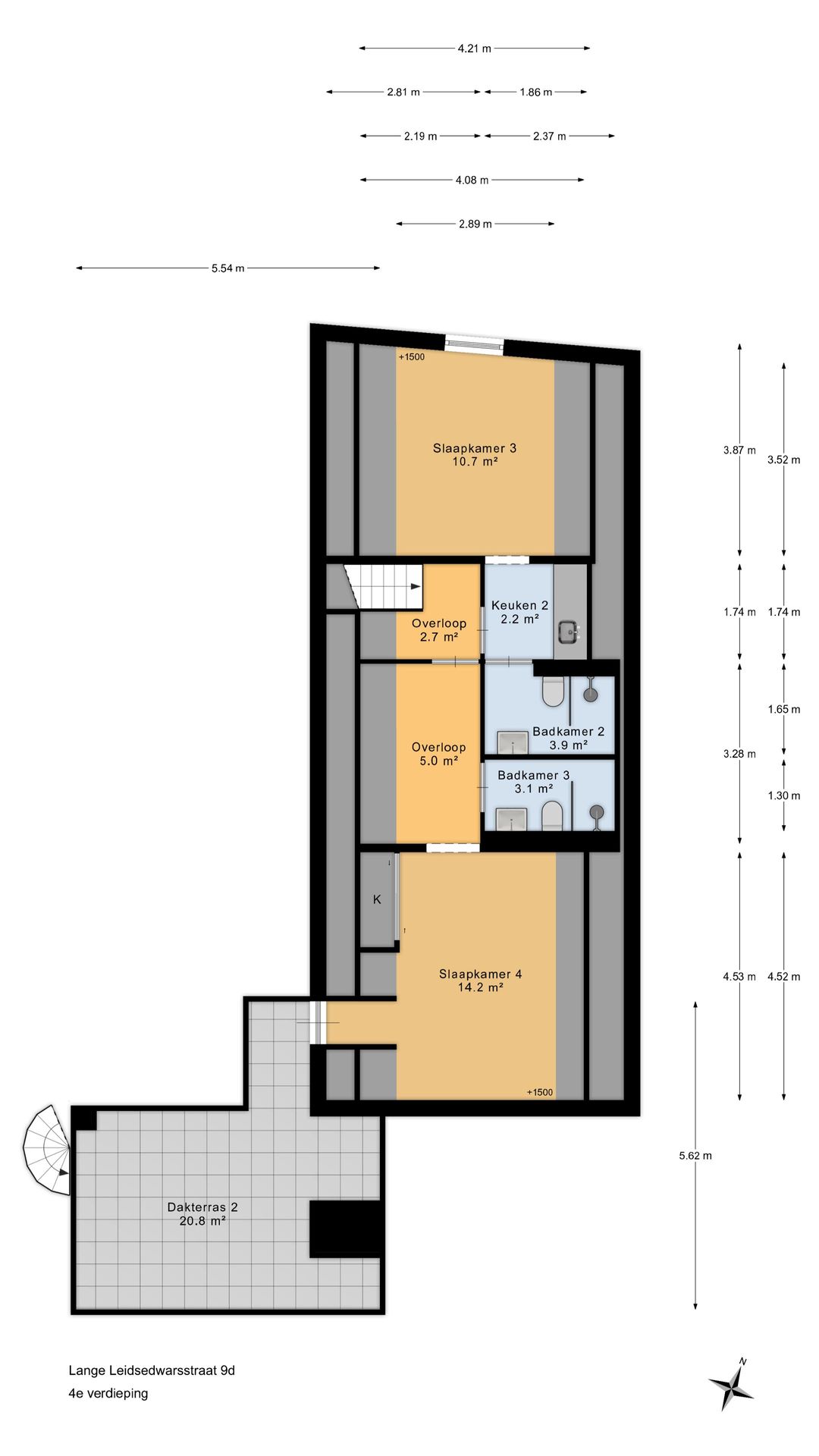 Foto 26 van Lange Leidsedwarsstraat 9-D