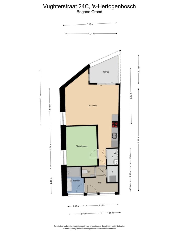 Foto 34 van Vughterstraat 24-C