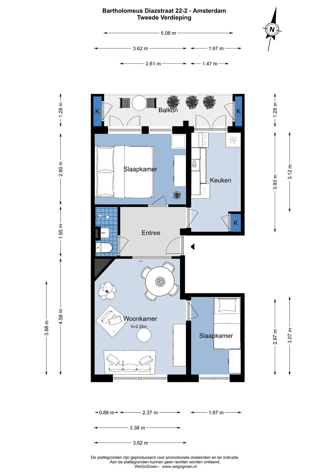 Foto 32 van Bartholomeus Diazstraat 22-2