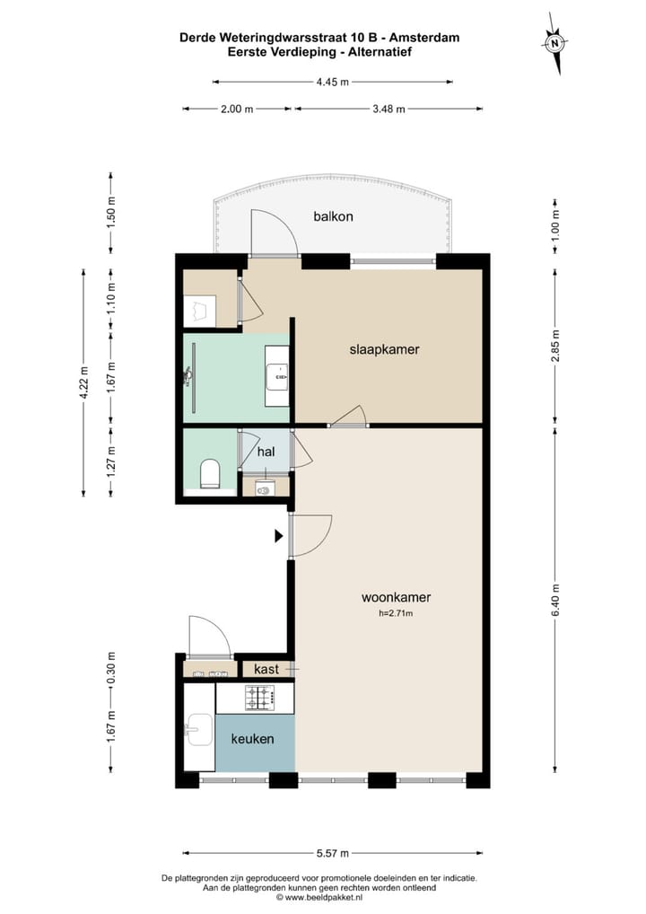 Foto 33 van Derde Weteringdwarsstraat 10-B