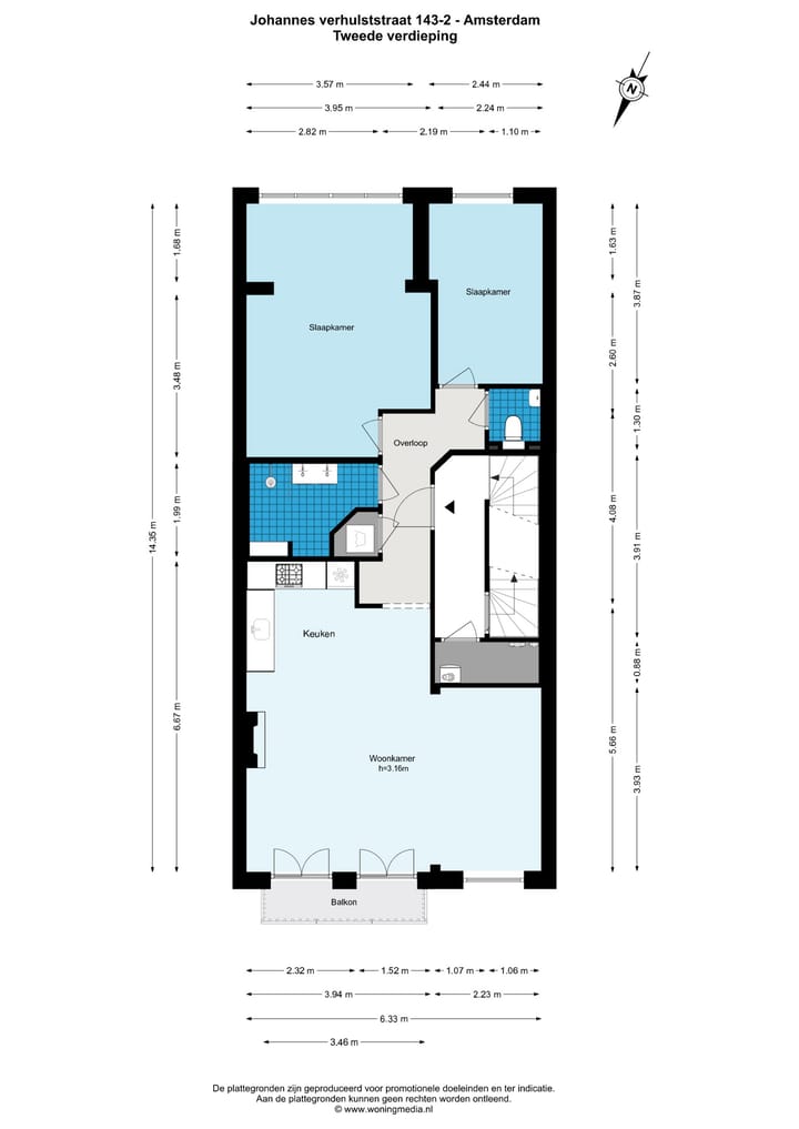Foto 24 van Johannes Verhulststraat 143-C