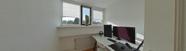 Slaapkamer nu kantoor