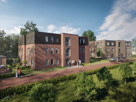 Image of Type B Apartment with shared street entrance