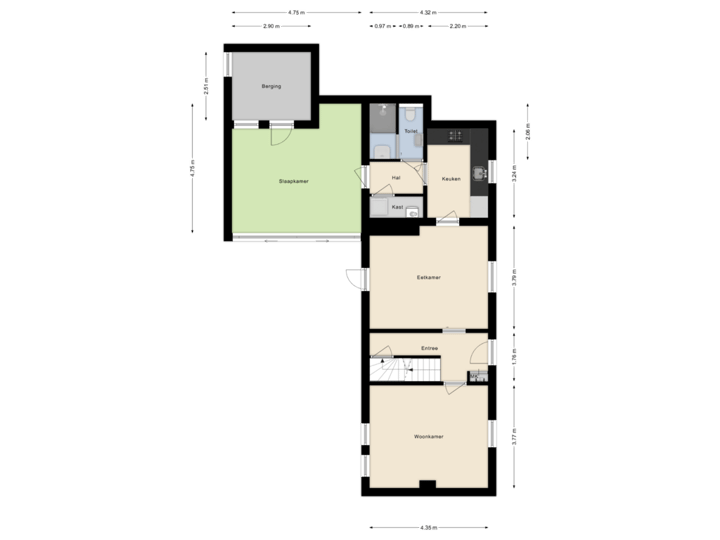 Begane grond ( alternatief)