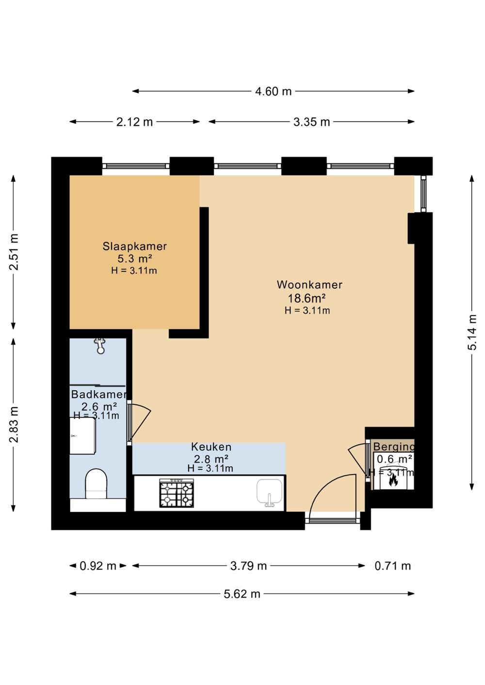 Foto 27 van Emmastraat 14-B