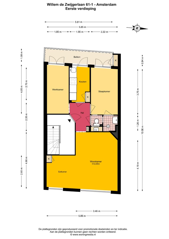 Foto 20 van Willem de Zwijgerlaan 61-1