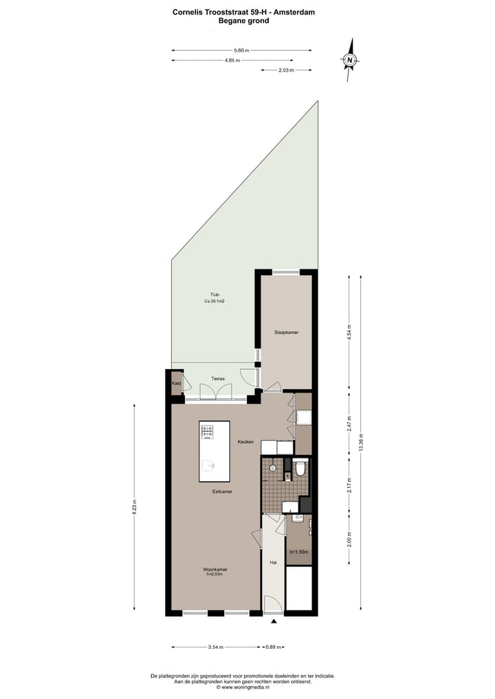 Foto 20 van Cornelis Trooststraat 59-H