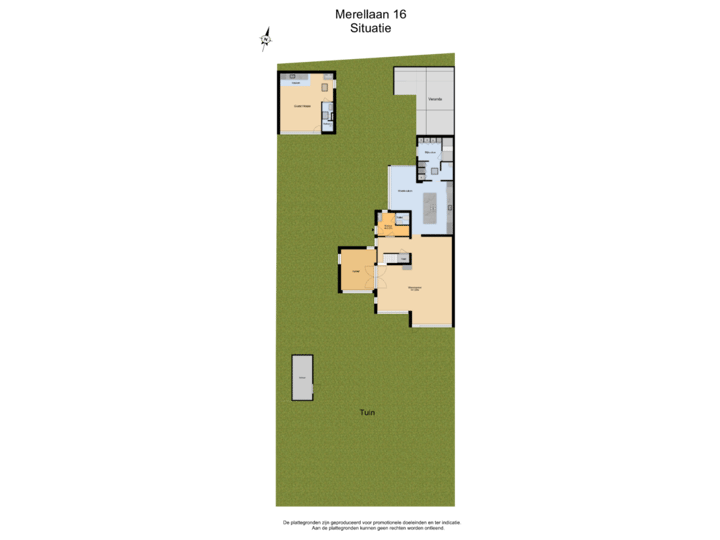 Begane Grond (Studio) + Tuin