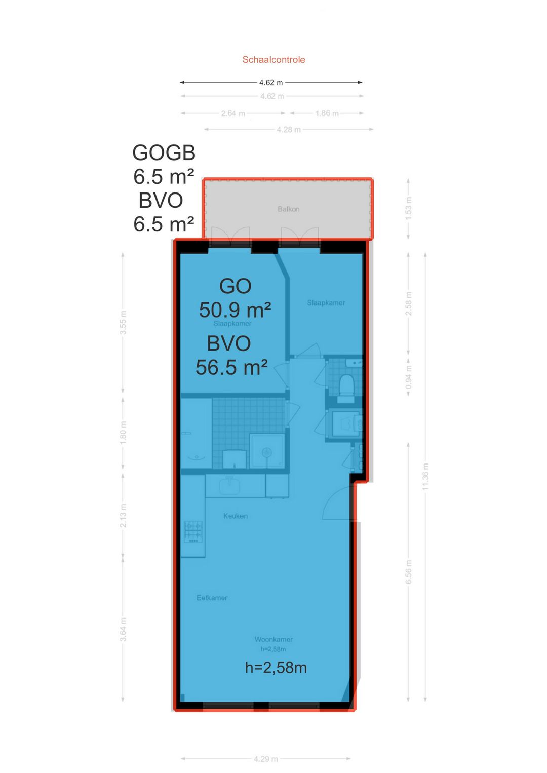 Foto 26 van Saxenburgerdwarsstraat 7-1