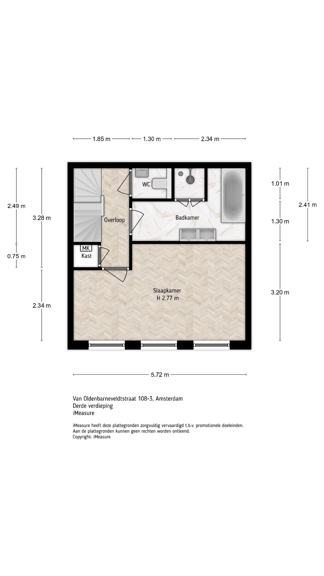 Foto 32 van Van Oldenbarneveldtstraat 108-3