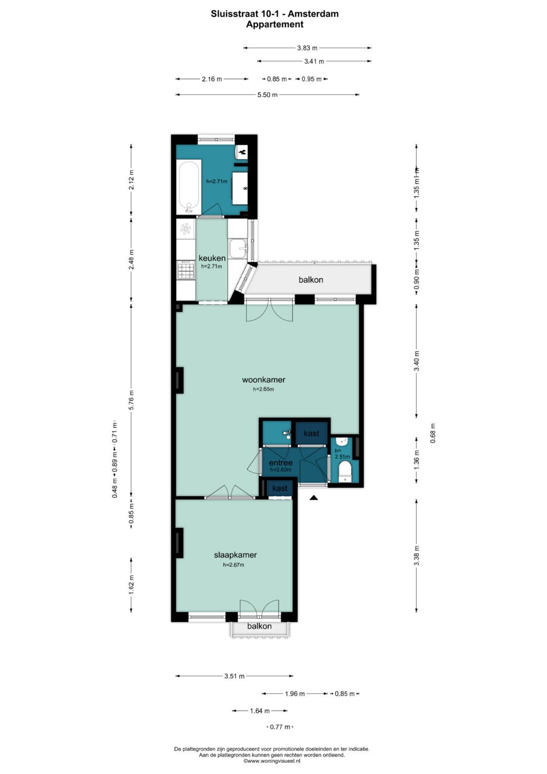 Foto 22 van Sluisstraat 10-1