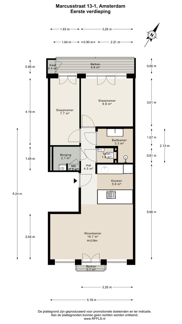 Photo 30 of Marcusstraat 13-1