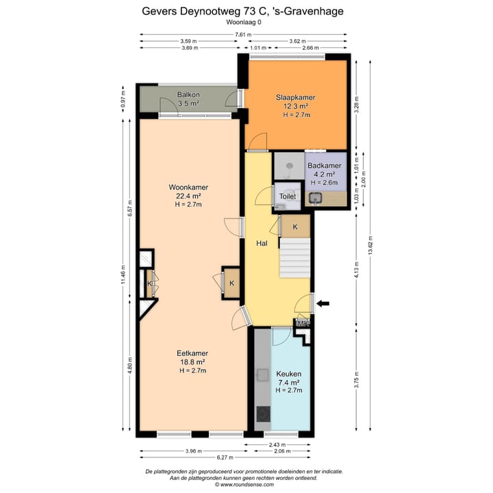Foto 48 van Gevers Deynootweg 73-C