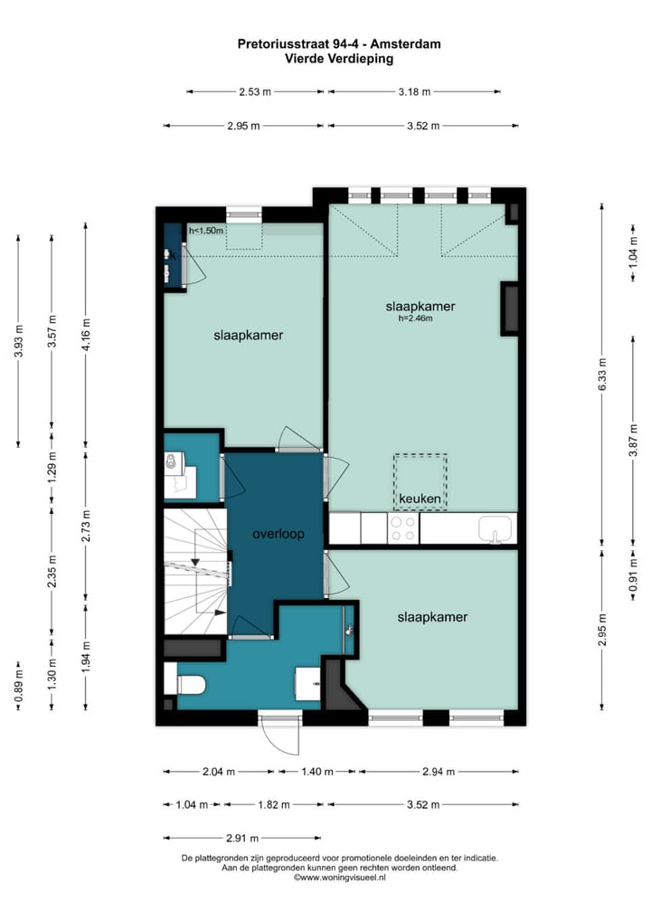 Photo 22 of Pretoriusstraat 94-4
