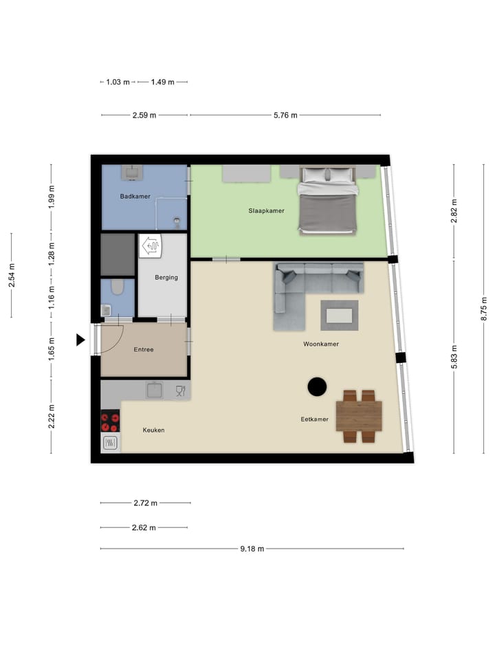 Foto 34 van Arnoldus Asselbergsstraat 1-G