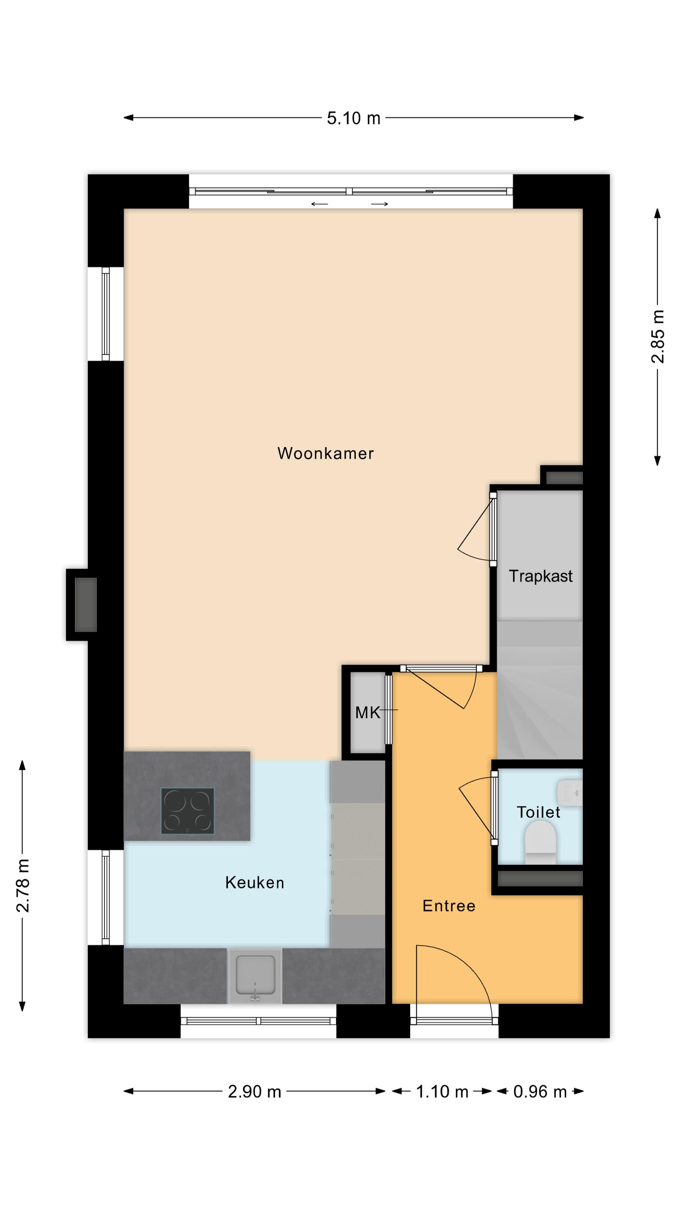 Foto 3 van Bouwnummer 9 (Moerhoek 18)