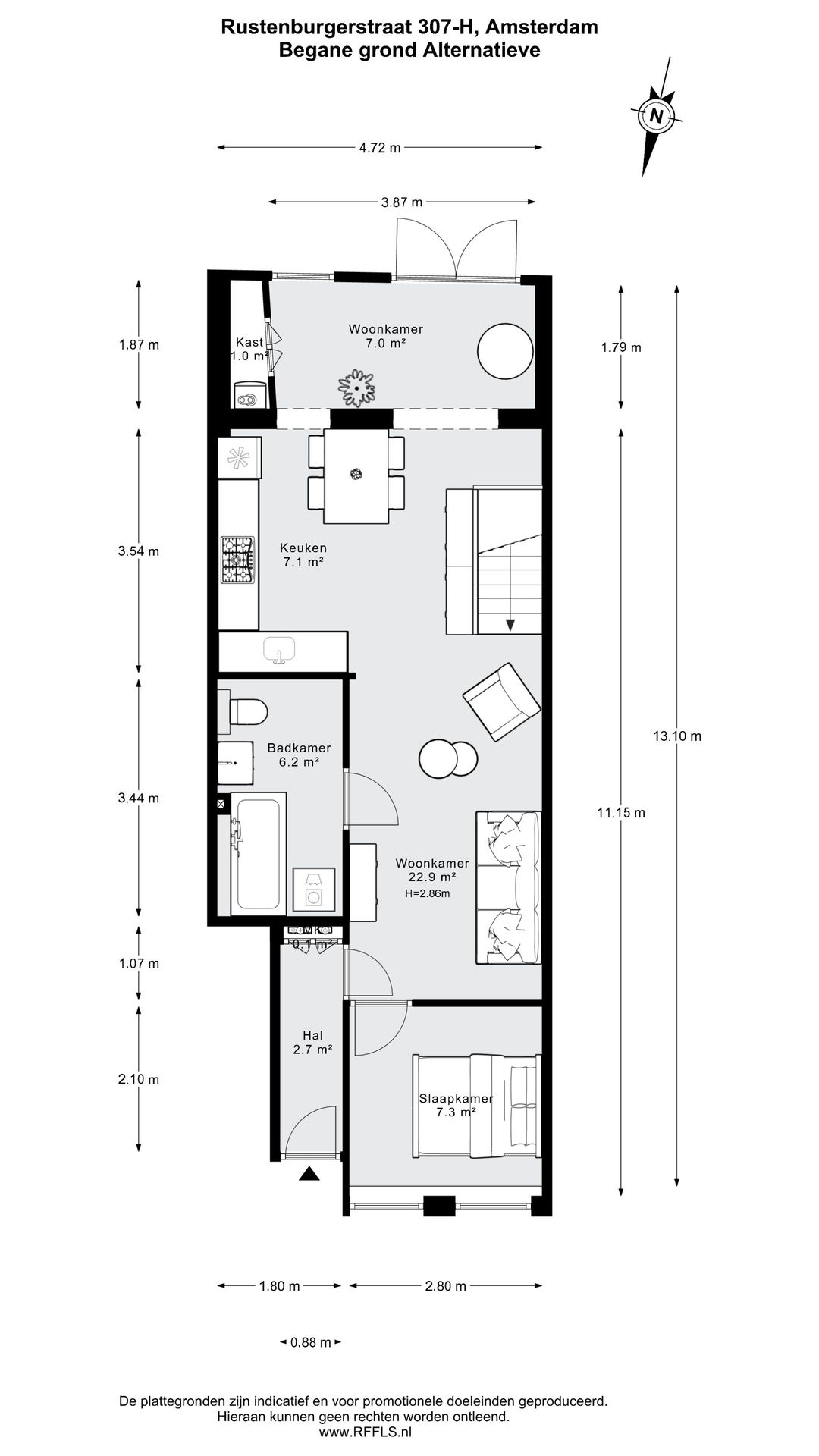Foto 31 van Rustenburgerstraat 307-H