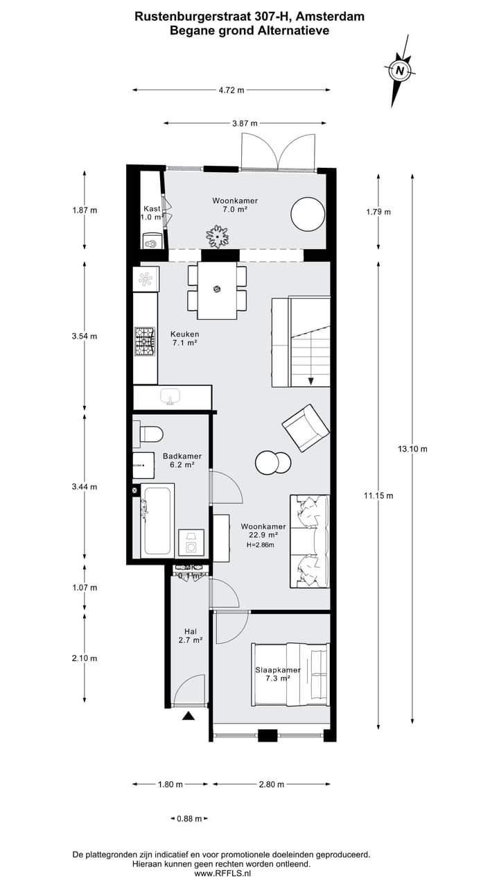 Foto 31 van Rustenburgerstraat 307-H
