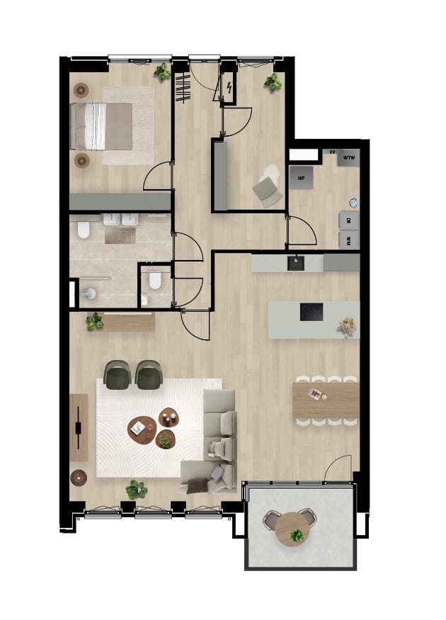 Apartment in Sprundel, De Berk - View 2