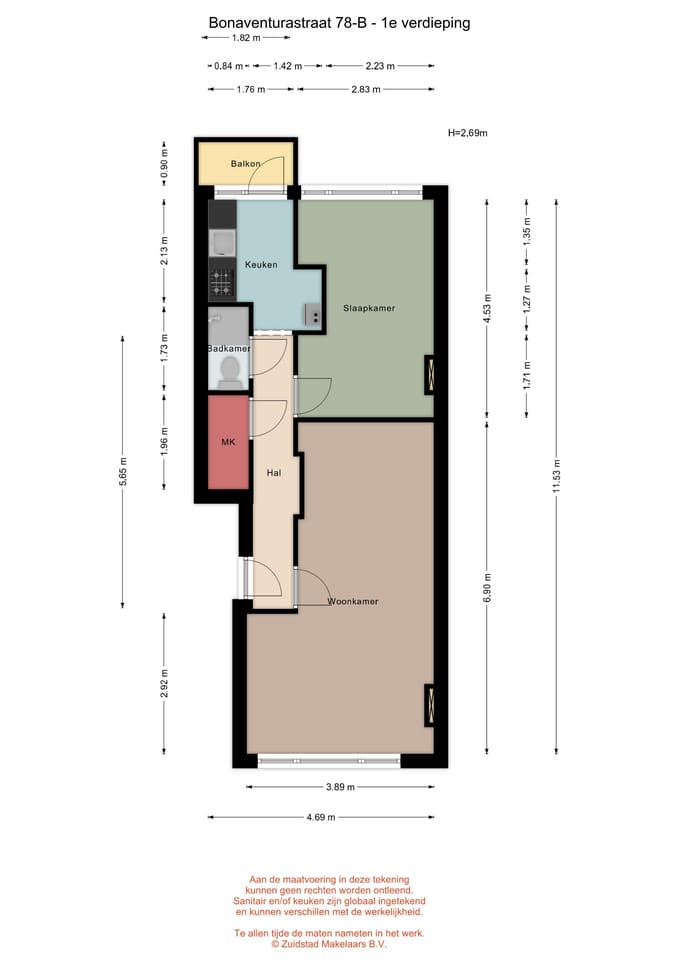 Foto 21 van Bonaventurastraat 78-B