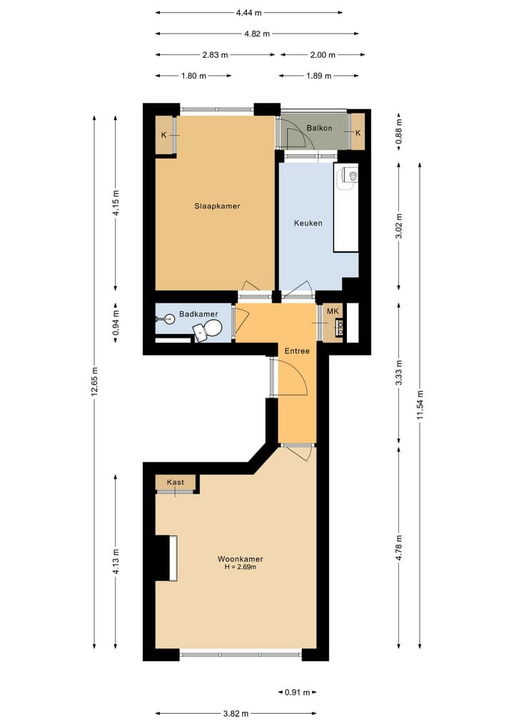Foto 20 van Utrechtsedwarsstraat 93-2
