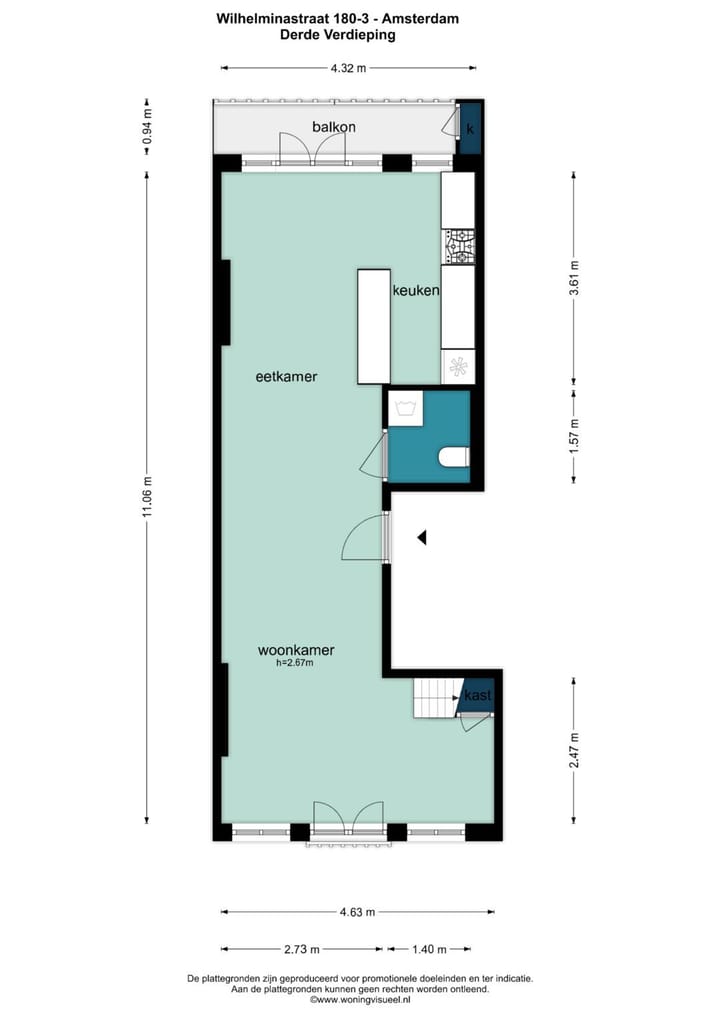 Foto 32 van Wilhelminastraat 180-3