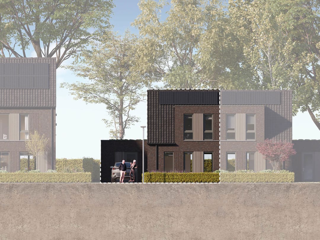 Photo 2 of 2 onder 1 kapwoning levensloop (Bouwnr. 146)