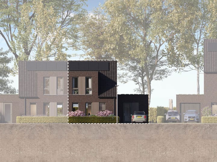 Photo 2 of 2 onder 1 kapwoning levensloop (Bouwnr. 148)