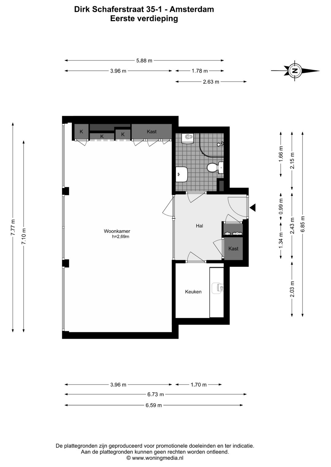 Photo 16 of Dirk Schäferstraat 35-1