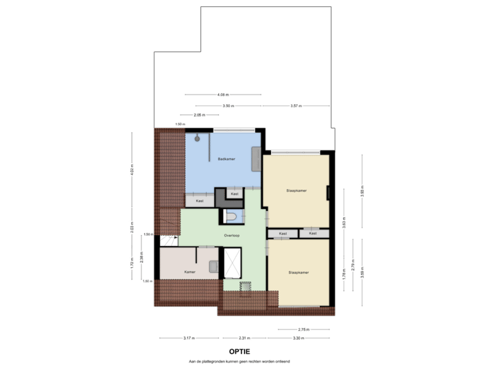 Tweede verdieping - optie