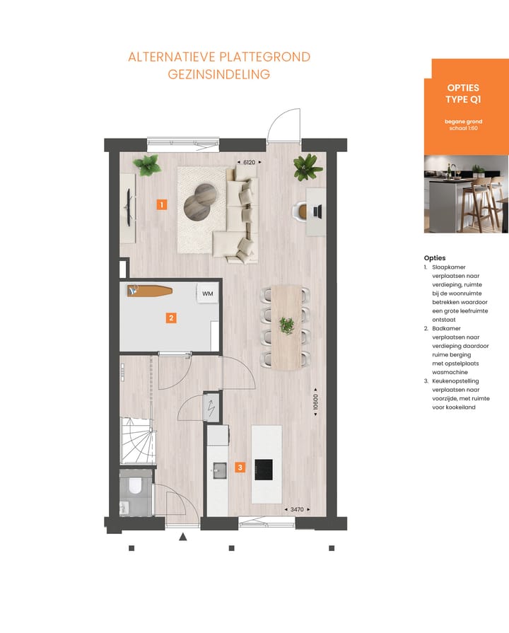 Foto 4 van Levensloopbestendige tussenwoning type P | (Bouwnr. 132)