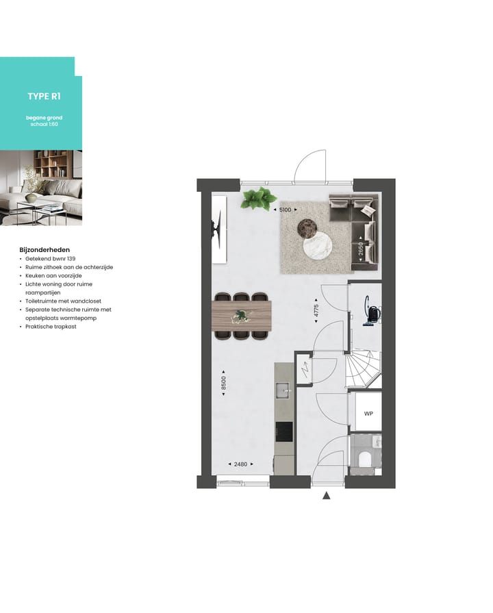 Foto 3 van Hoekwoning type R1 | (Bouwnr. 139)