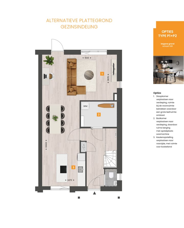 Foto 5 van Levensloopbestendige hoekwoning type P | (Bouwnr. 135)