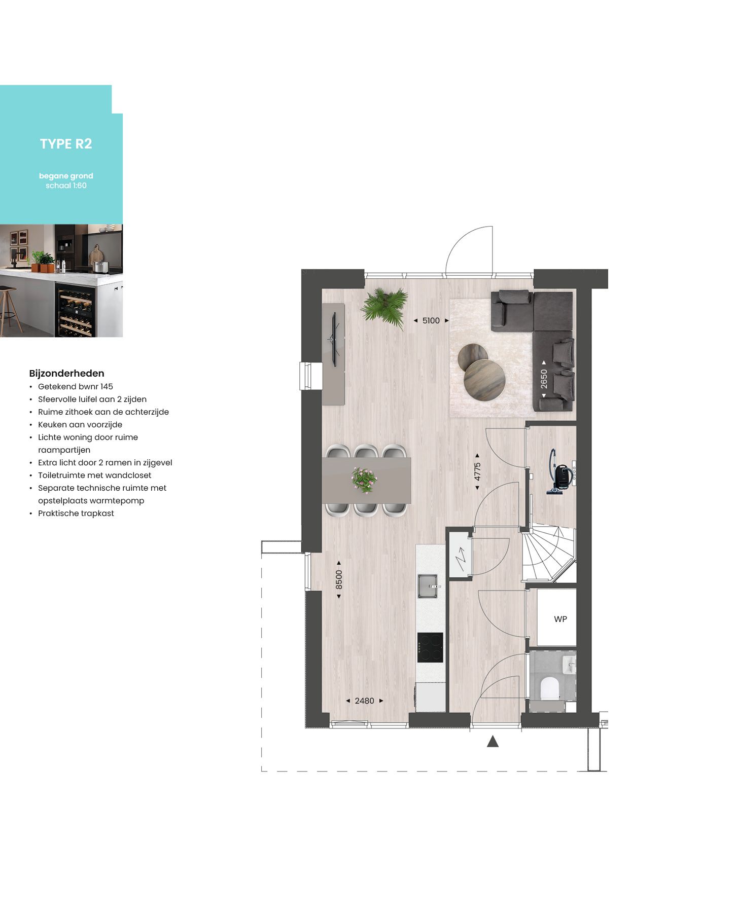 Foto 3 van Hoekwoning type R2 | (Bouwnr. 145)