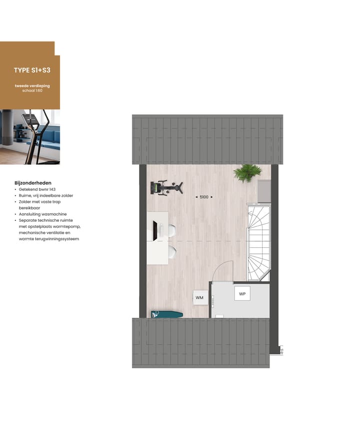 Foto 5 van Tussenwoning type S1 | (Bouwnr. 141)