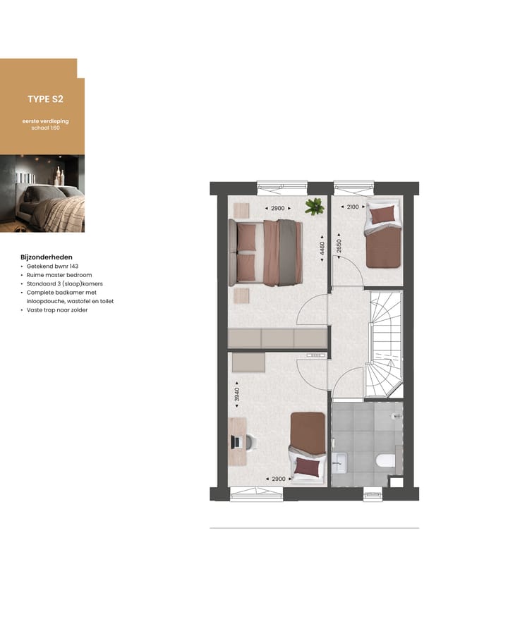 Foto 4 van Tussenwoning type S2 | (Bouwnr. 142)