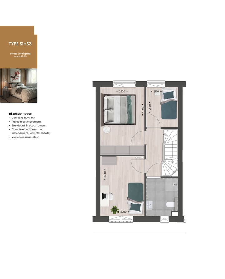 Photo 4 of Tussenwoning type S1 | (Bouwnr. 143)