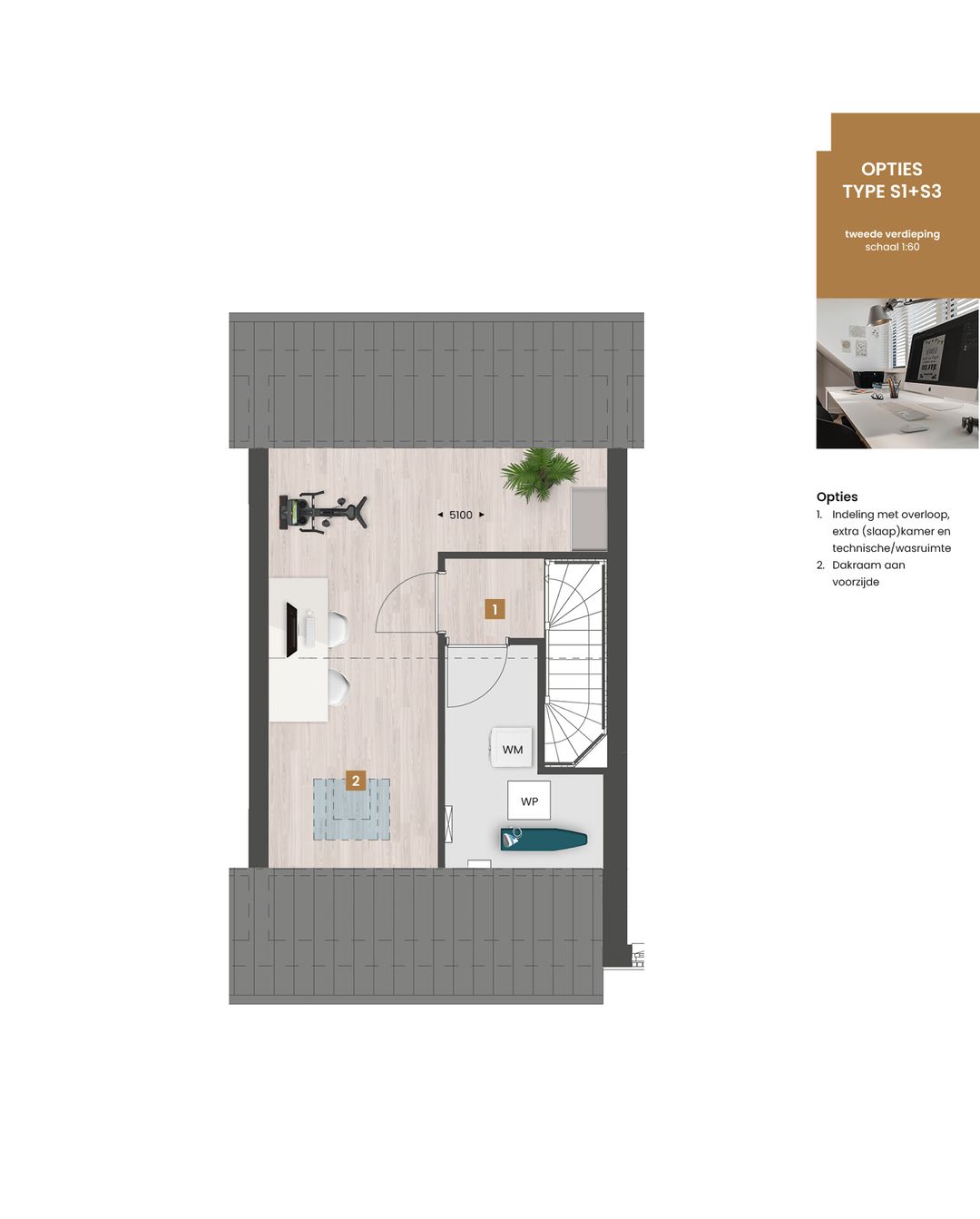 Foto 8 van Tussenwoning type S1 | (Bouwnr. 144)