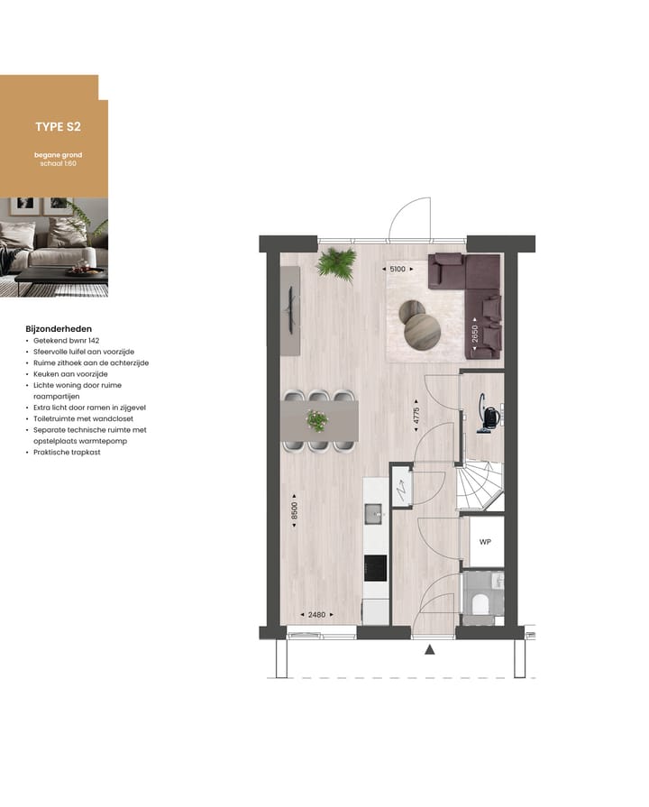 Foto 3 van Tussenwoning type S2 | (Bouwnr. 142)