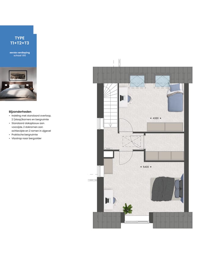 Foto 4 van Levensloopbestendige tweekapper type T1 | (Bouwnr. 150)