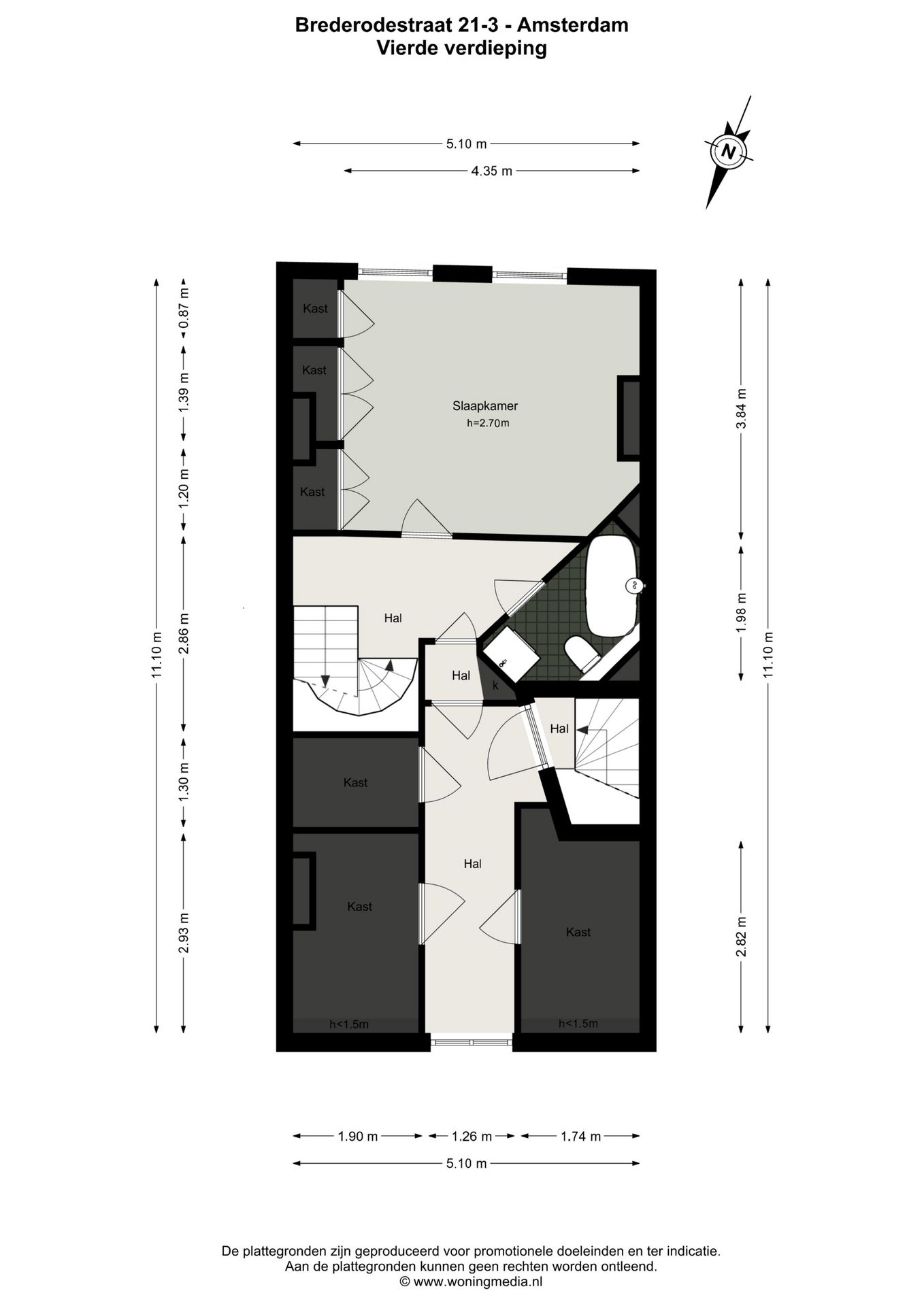 Photo 34 of Brederodestraat 21-3